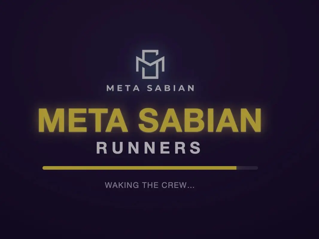 Meta Sabian Runners title screen